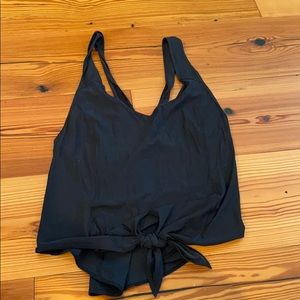 lululemon tue in front cross back tank top